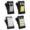 Portable Safety Wall Lights Waterproof LED Solar Motion Sensor Lights USB Charging Outdoor Clip On Solar Lights for Outside Fence Chain Link Camping