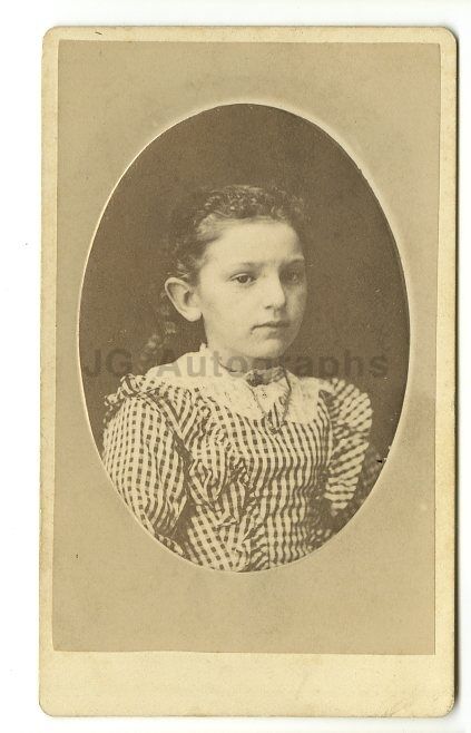 19th Century Children - 1800s Carte-de-visite Photo Poster painting - E. Vose of Machias, Maine