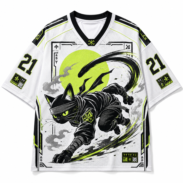 Shadow Fuda Cat Mesh Jersey