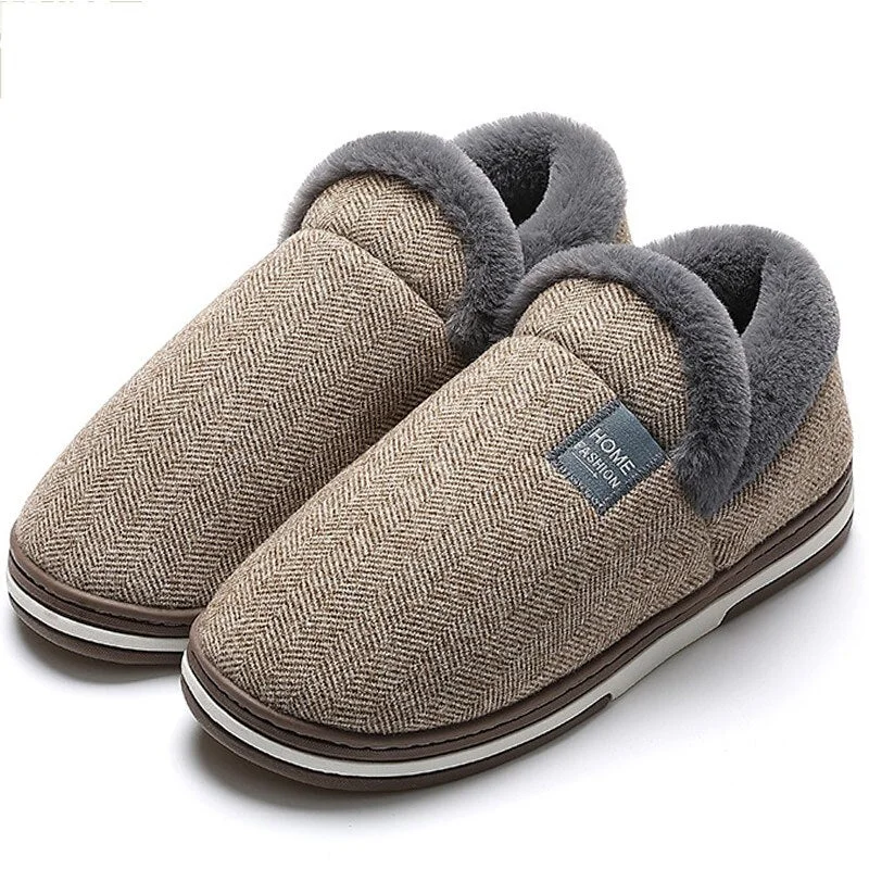 2020 New Women's House Slippers Velvet Non Slip Family Indoor Slippers Winter Plush Platform Soft Warm Ladies Home Shoes