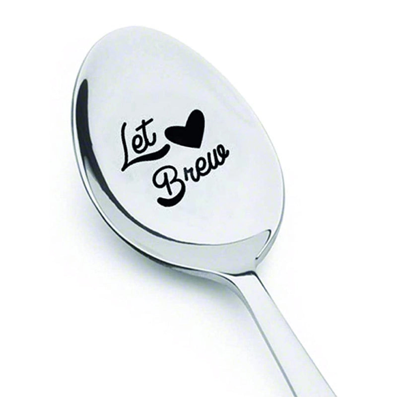 New Valentine’s Day Gift Lettering Stainless Steel Long Handle Spoon