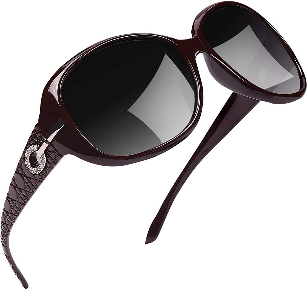Sunglasses for Women Vintage Big Frame Sun Glasses Ladies Shades