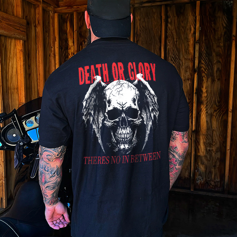 Livereid Death Or Glory Print Men's T-shirt - Livereid