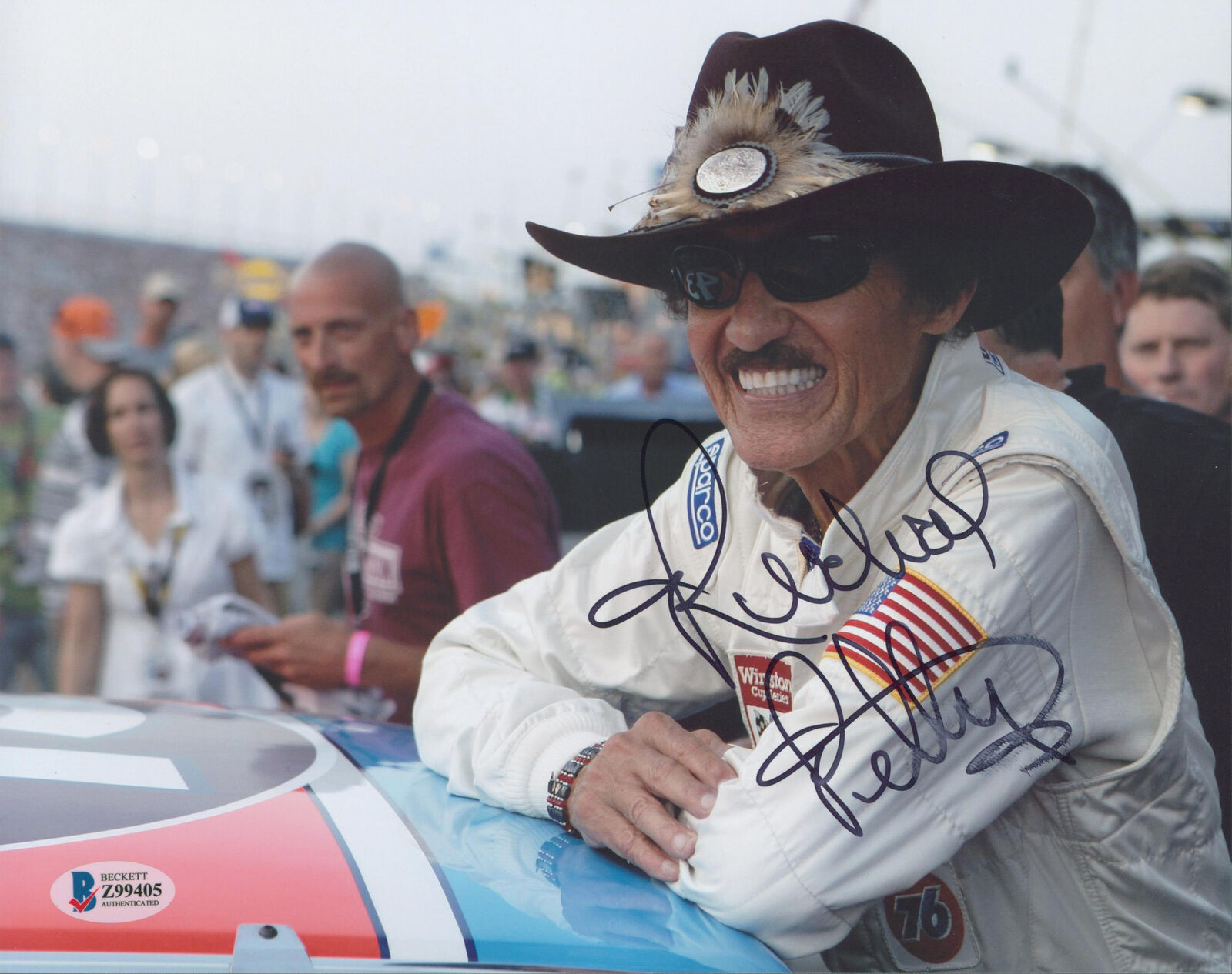 NASCAR Richard Petty Authentic Signed 8x10 Photo Poster painting Autographed BAS #Z99405