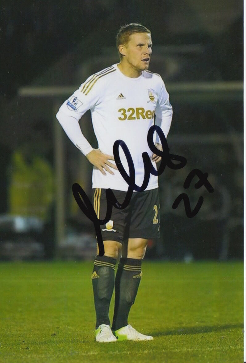 SWANSEA CITY HAND SIGNED MARK GOWER 6X4 Photo Poster painting 2.