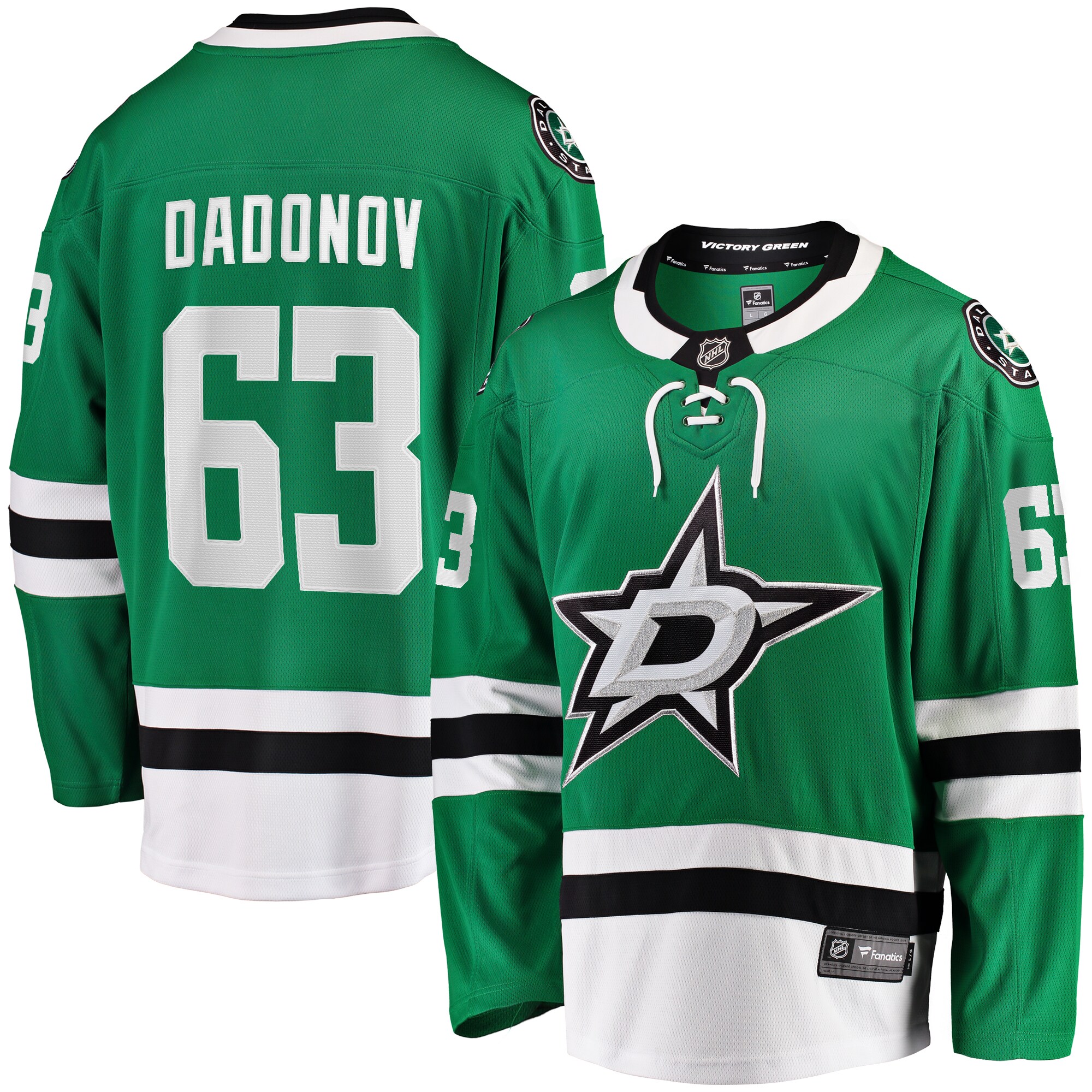 Evgenii Dadonov Dallas Stars Fanatics Home Breakaway Jersey &ndash; Green mysite