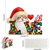 Acrylic Double Sided Christmas 5D DIY Diamond Art Paper Towel Storage Rack Napkin Holder Kit