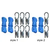 Rope with Roller Tensioner Paracord Adjusters w/Locking Buckle Tie-Down Tool