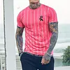 Poker Striped Streamer T-shirt by Inlyline