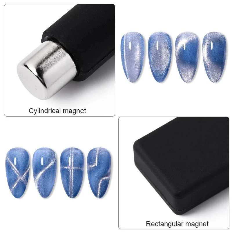 Magnetic Nail Art Stick 9D Cat Eyes Effect Strong Magnet Board Painting Gel 5D cat magnetic Nail Gel Polish Varnish Tools-Nail Inspo