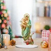 DIY Holy Mother Angel Acrylic Special Shape Diamond Painting Desktop Ornaments
