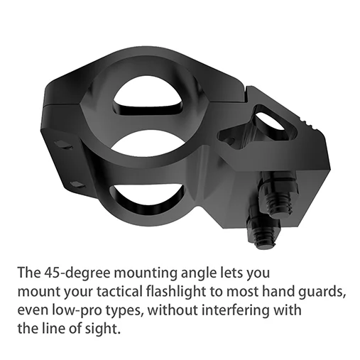 ohhunt® Flashlight Mount 45 Degree Light Mount for M-lok Rail Systems