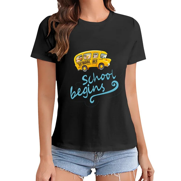 School begins T-shirt Women
