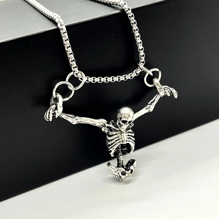 Vintage Personalized Hip Hop Style Skull Pendant Necklace Jewelry