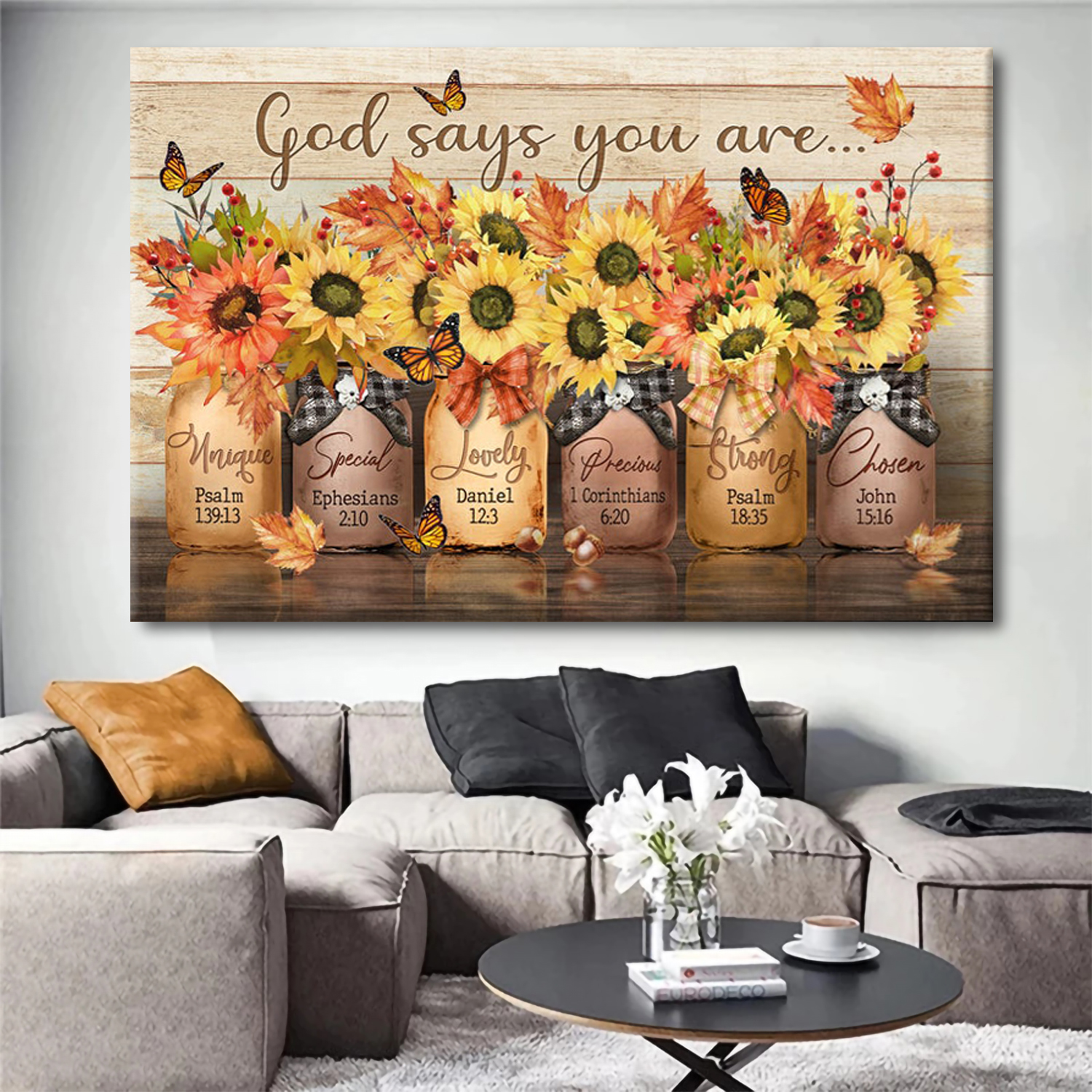 God says You are  Canvas Wall Art