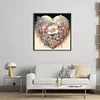 Love Flowers-11CT/16CT Stamped Cross Stitch 50*50cm/19.69*19.69in