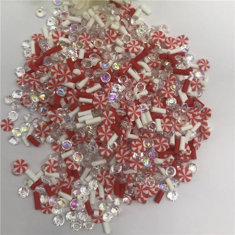 20g Candy mix for Resin DIY Supplies Nails Art Polymer Clear Clay accessories DIY Sequins scrapbook shakes Craft