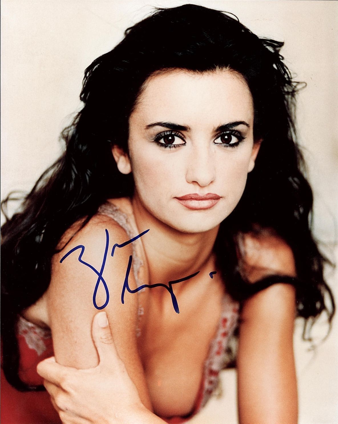 PENELOPE CRUZ HOT SEXY OSCAR WINNER AUTOGRAPHED SIGNED PUBLICITY Photo Poster painting W/COA