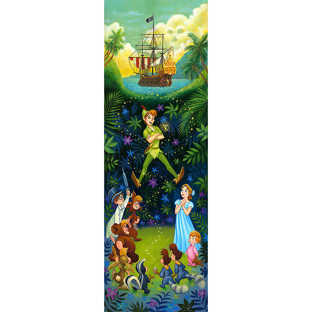 

Fairy Tale - Round Drill Diamond Painting - 30*90CM (Big Size), 501 Original