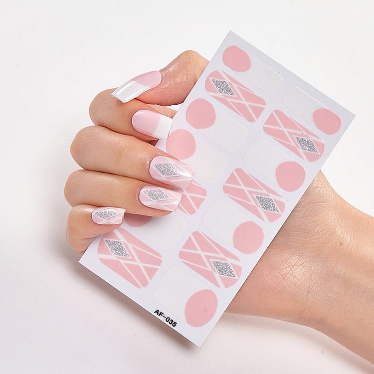 Full Cover Nail Stickers Nail Polish Novidades Designer Nail Decals Manicure Decoracion Foil Nail Art Stickers 2020 Creative