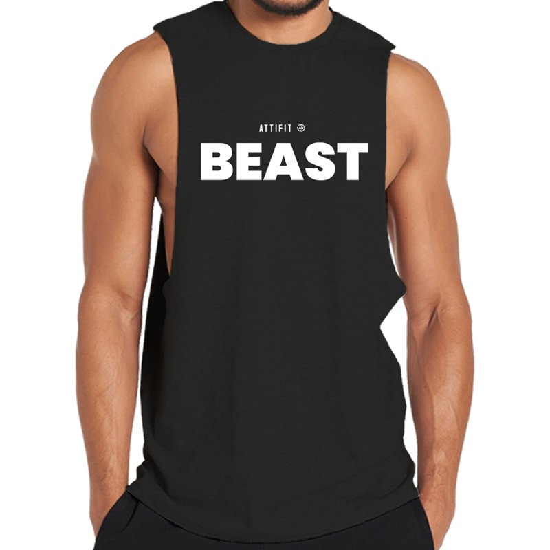 Cotton Beast Workout Tank Top tacday