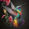 【Limited Stock Sale】Hummingbird Flower - 11CT Stamped Cross Stitch 40*40cm