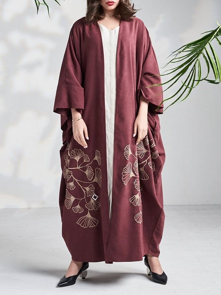 Abaya Style retro fashion maxi dress