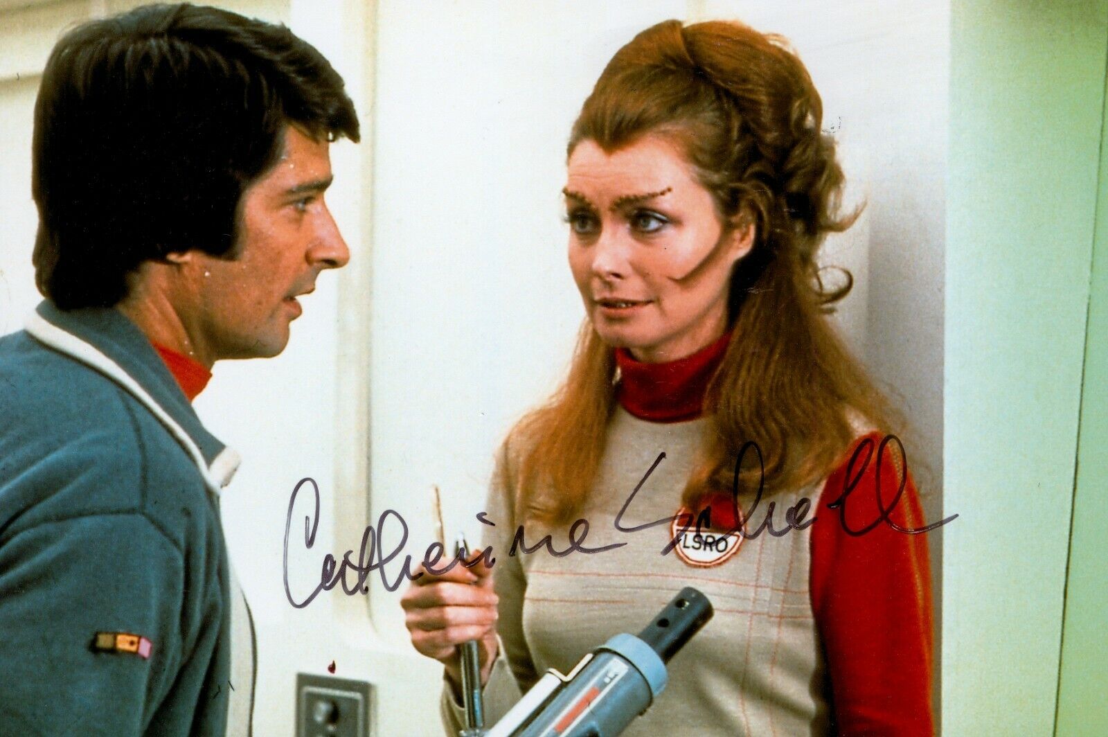 Catherine Schell Signed 6x4 Photo Poster painting Space: 1999 Maya Bond Girl Autograph + COA