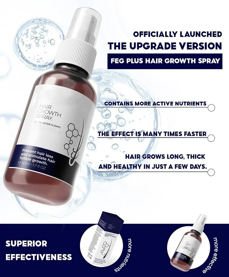  🔥 Fast Hair Growth Serum Spray Anti Hair Loss Moisturizes Scalp Treatment⏰Limited Time Discount 50%⏰