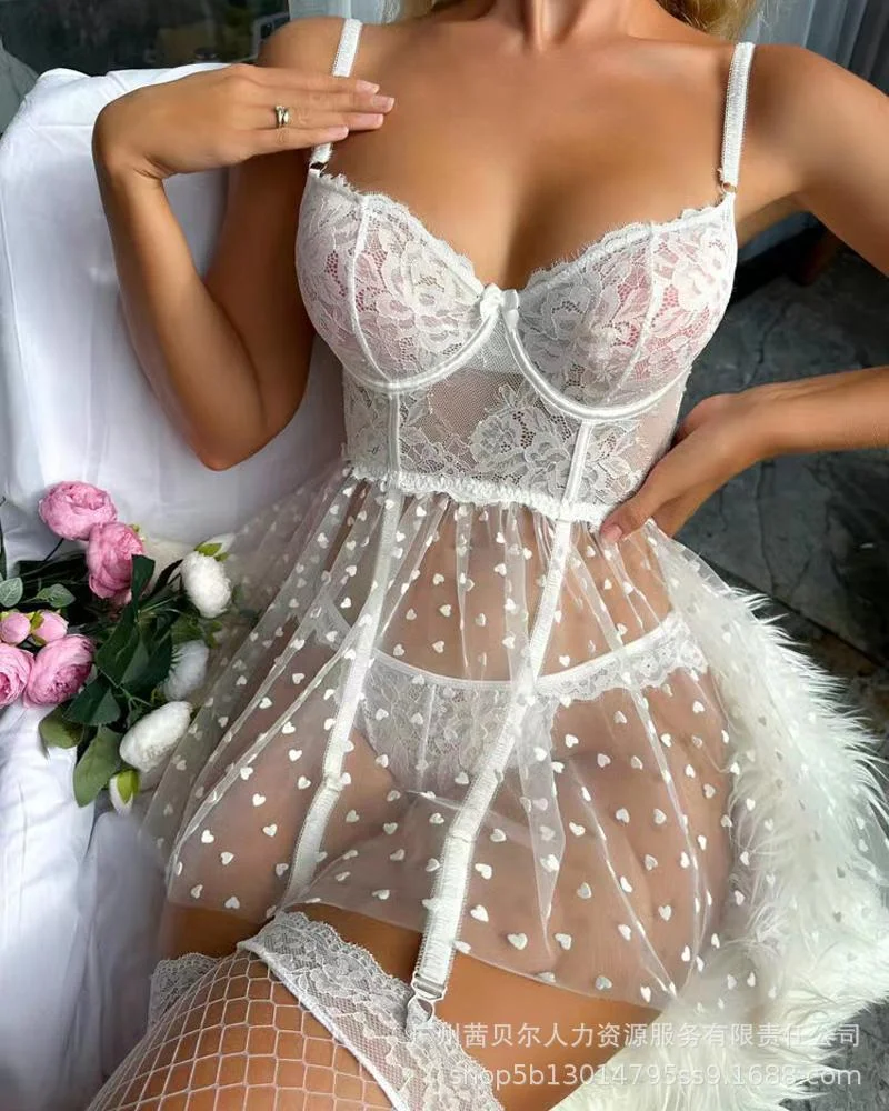 Ueong Sexy Sexy Skirt Lingerie Suit