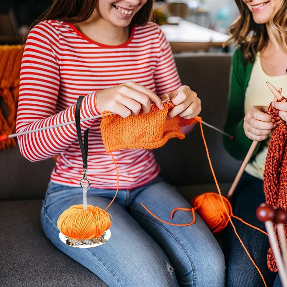 DIY 5D Diamond Painting Kit Wrist Yarn Holder Diamond Art Yarn Holder (Dog)