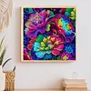 Regenbogenblume - speziell geformte Diamantmalerei - 30*30cm