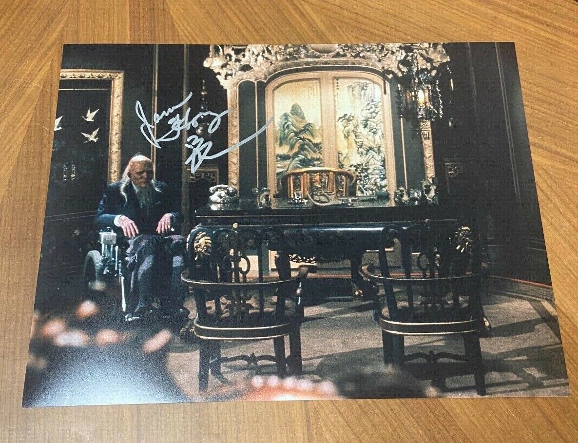 * JAMES HONG * signed 11x14 Photo Poster painting * BIG TROUBLE IN LITTLE CHINA *LO PAN* COA 2