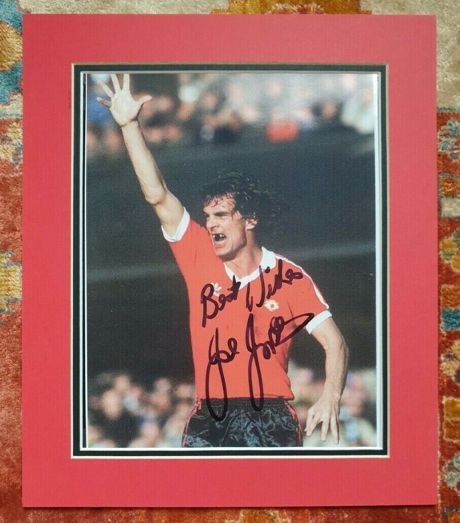 Football JOE JORDAN Signed Manchester United Mounted Photo Poster painting