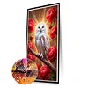 Eule und Blume komplette DIY-5D-Runden-Drill Edelsteinkunst-Diamant-Mal-Kits f&uuml;r Erwachsene/Anf&auml;nger Geschenkidee f&uuml;r Heimwanddekoration Diamant-Kunst