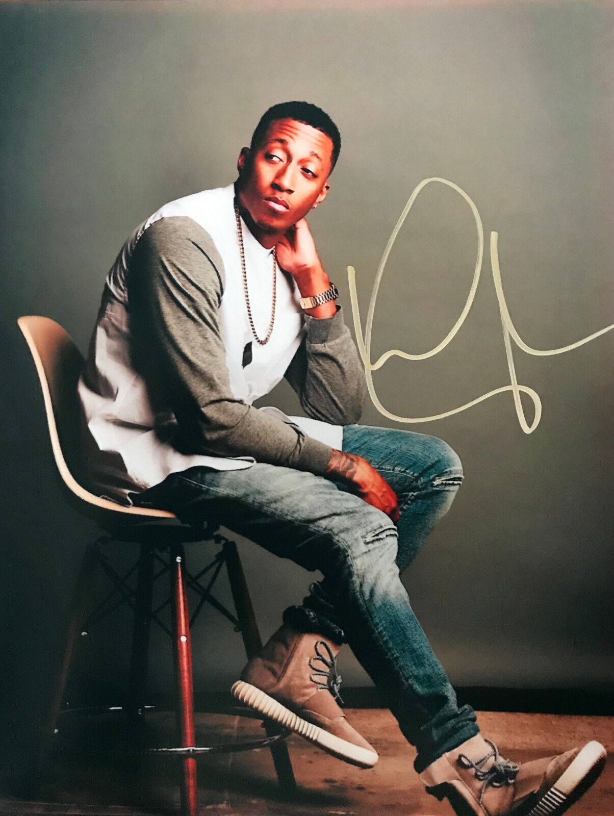 Lecrae Moore Signed 8x10 Inch Photo Poster painting Christian Rap 116 Clique Church Clothes