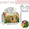 Large Size DIY Twin Kittens Bloom Diamond Painting Tissue Box