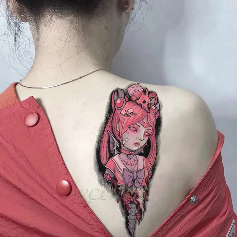 Waterproof Temporary Tattoo scorpion arrow insect animal Sticker flash tatto fake tatoo large tattoos for women men lady