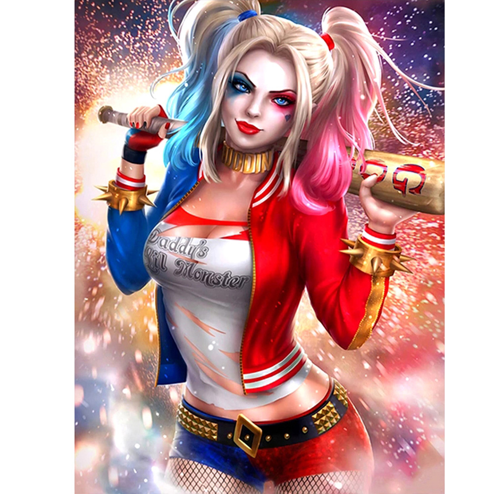 

Harley Quinn - Round/Square Drill Diamond Painting 40*50CM, Round diamond 40*50cm, 501 Original