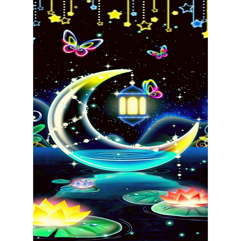 

Moon - Round Drill Diamond Painting - 30*40CM, 501 Original