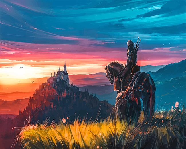 

Aenami The Witcher – Paint By Numbers - 40*50CM, 501 Original