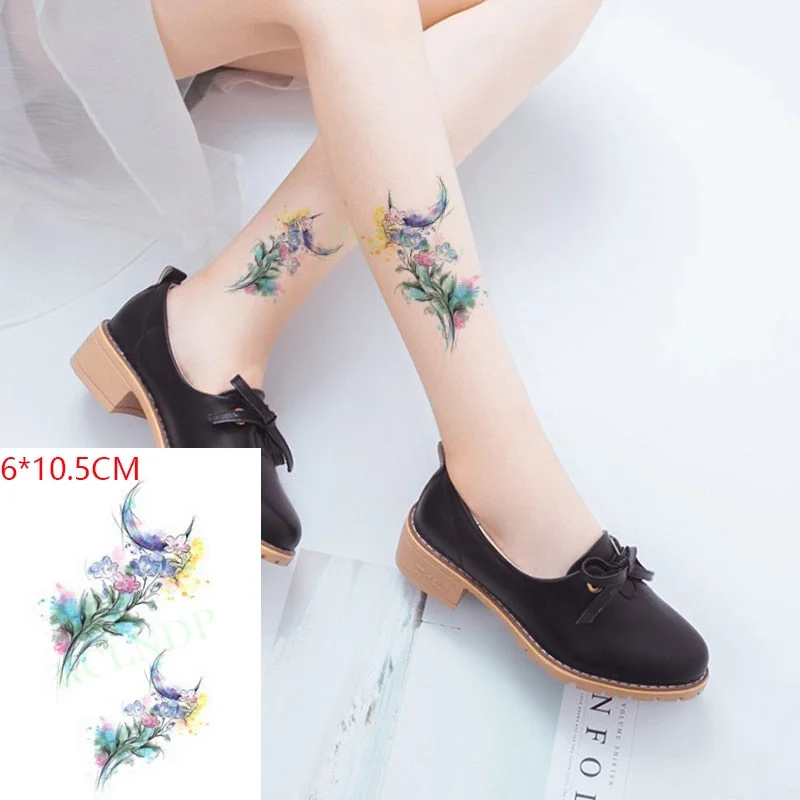 Waterproof Temporary Tattoo Sticker Anime Cartoon fire flame Tatto Flash Tatoo Fake Tattoos Small Size Art for Kids Men Women