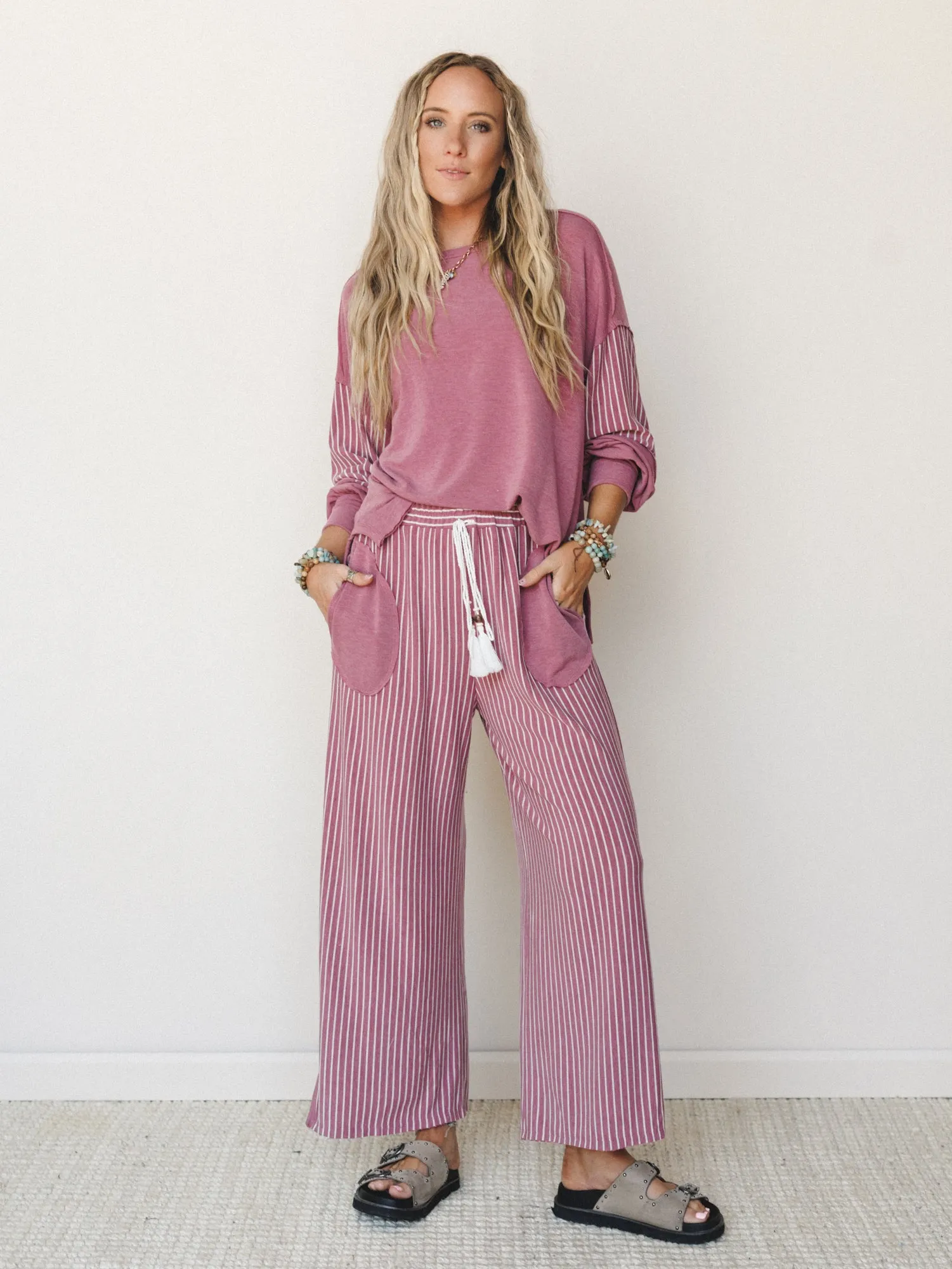 The Nest Easy Days Contrast Set - Dusty Rose
