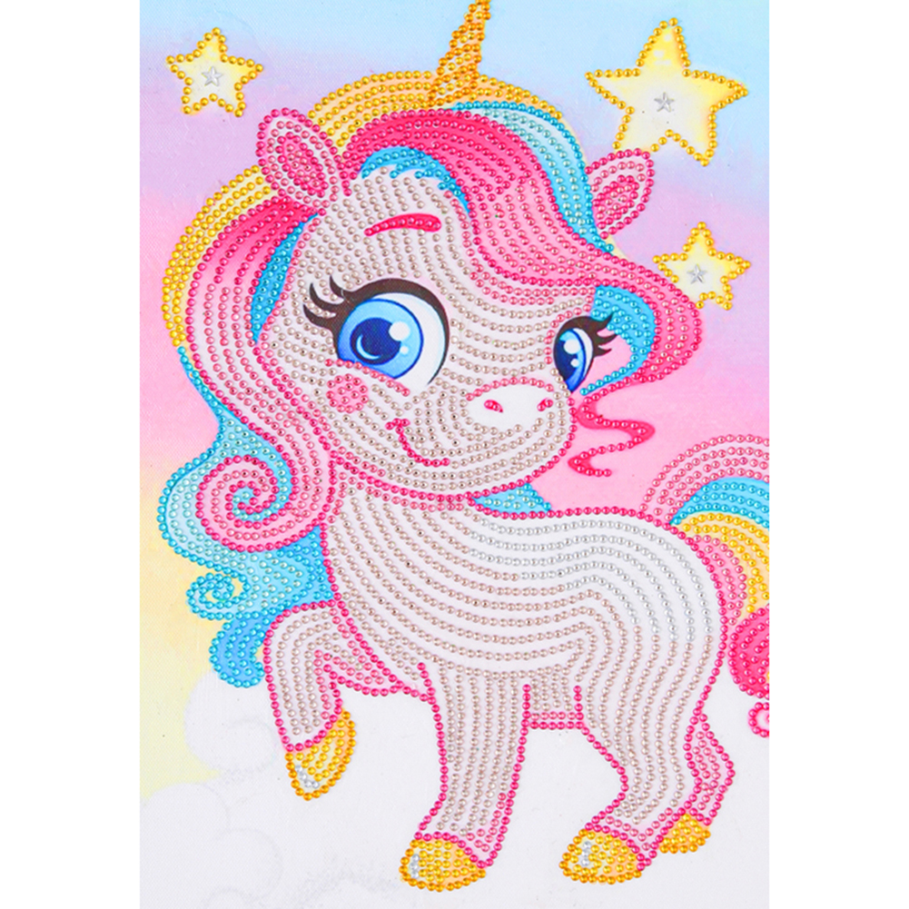 

Cartoon Horn Horse - Special Shaped Diamond Painting - 30*40CM, 501 Original