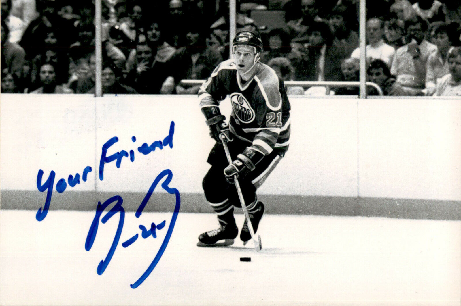 Randy Gregg SIGNED autographed 4x6 Photo Poster painting EDMONTON OILERS #2