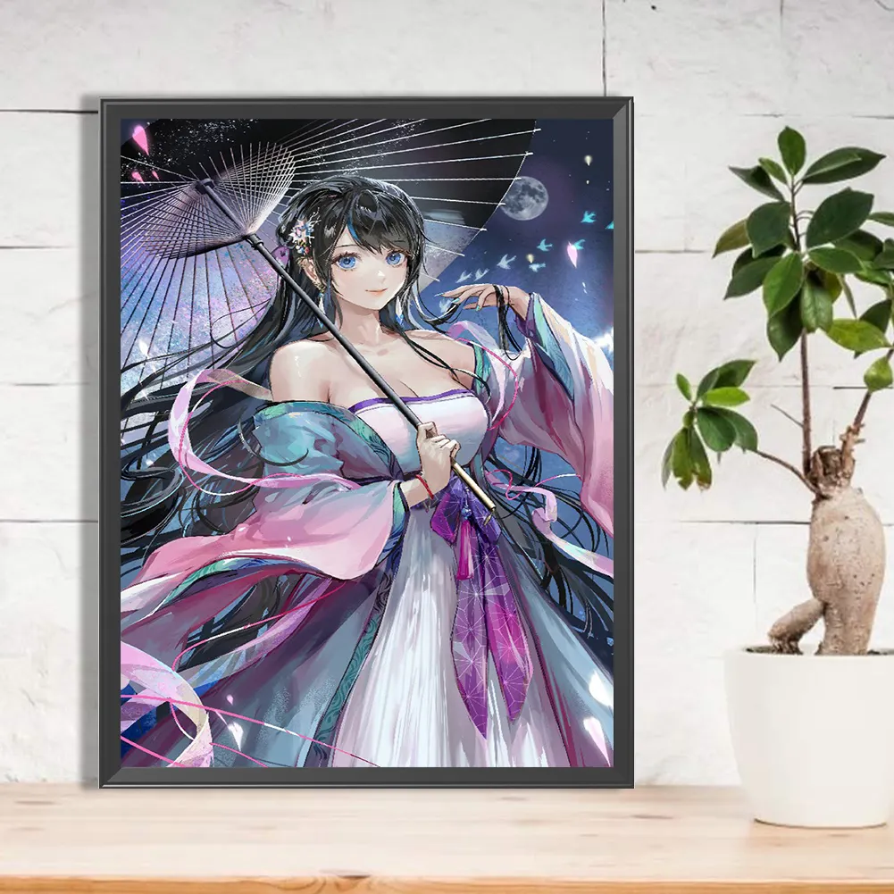 Full Round Diamond Painting 30*40cm - Girl