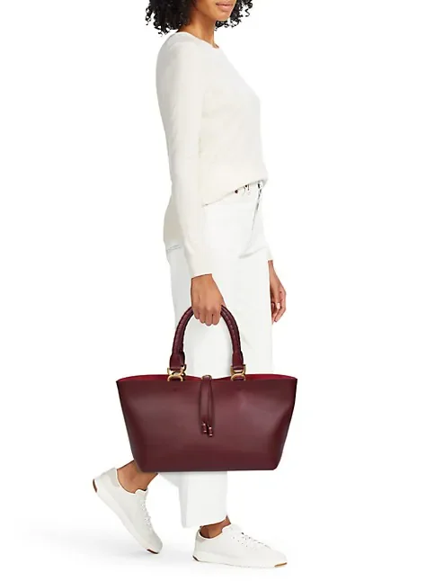 Chlo&eacute; Marcie Leather Tote Bag