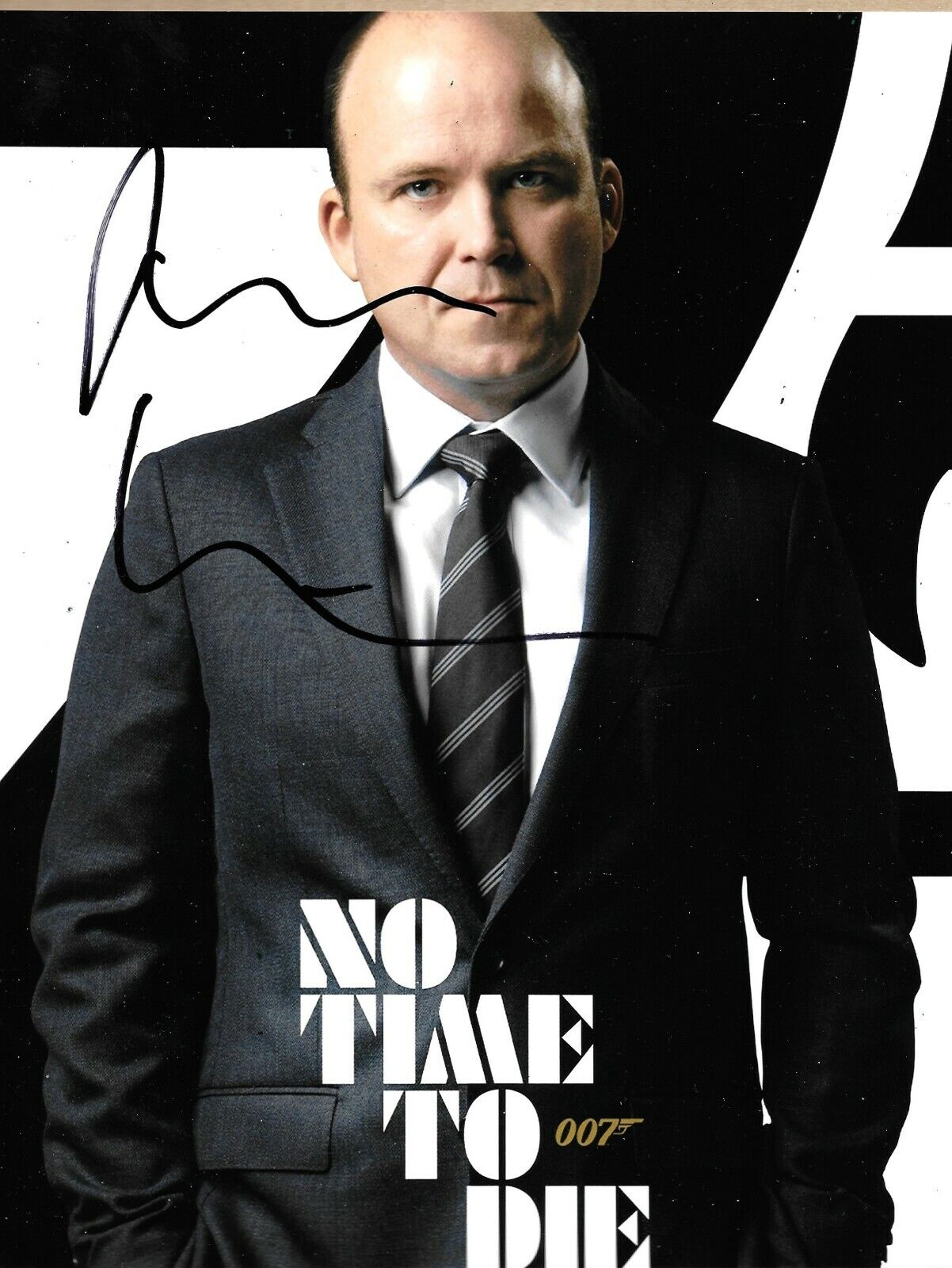 Rory Kinnear Signed No Time To Die 10x8 Photo Poster painting AFTAL