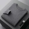 Men's New Autumn and Winter Round Neck Thickened Wool Sweater