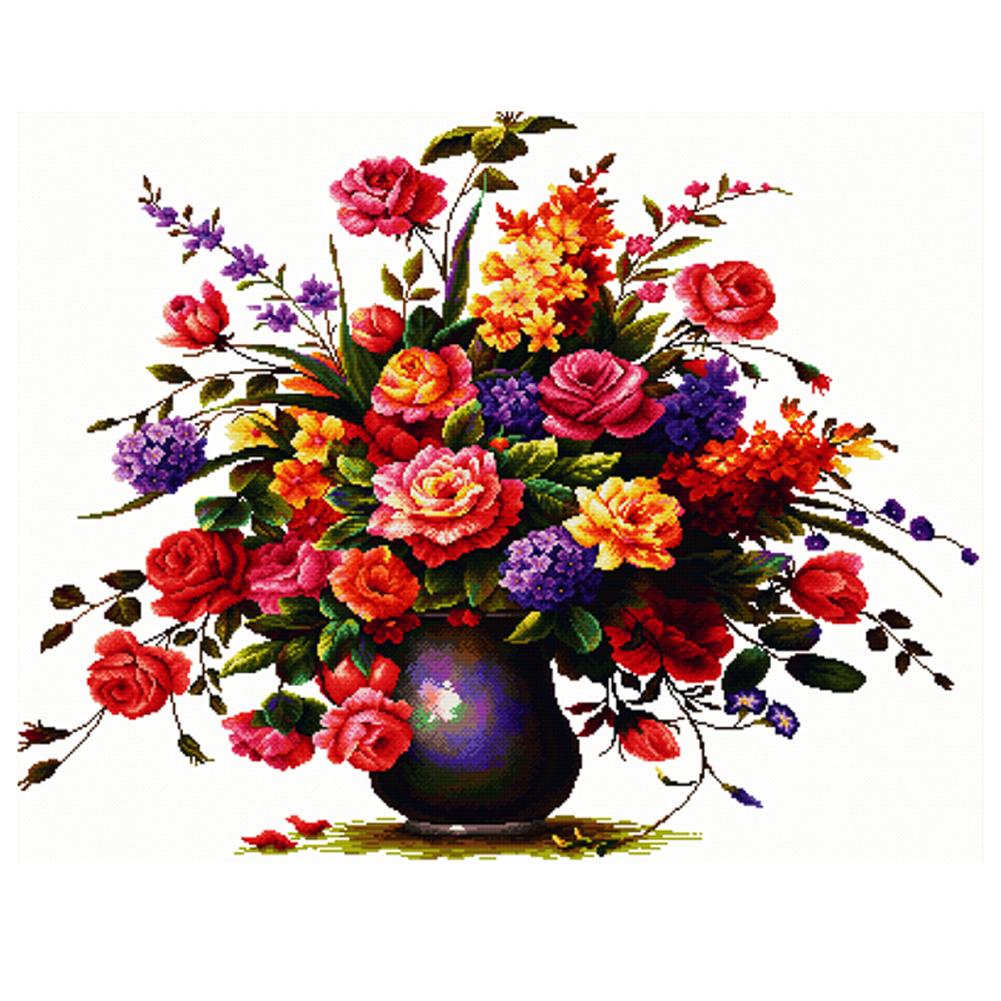 

Dazzled - 11CT Stamped Cross Stitch - 102*80cm, 501 Original